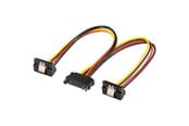 SATA & ATA kabel - Pro SATA Power Cable x2 - 90° - 0.20m - 4040849951152