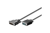 Skærmkabel - Pro DVI-I SL - VGA Cable - Black - 1m - 4040849509896