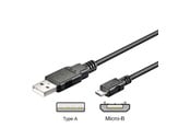 USB kabel - Pro USB-A <-> USB Micro-B - 0.15m - Sort - 4040849957369