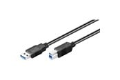 USB kabel - Pro USB-A <-> USB-B 3.0 - 3m - Sort - 4040849936548