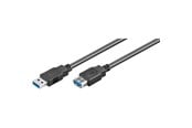 USB kabel - Pro USB-A <-> USB-A - 1.8m - Sort - 4040849939983