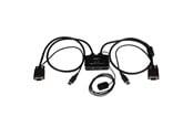 KVM-switch - StarTech.com 2 Port USB VGA Cable KVM Switch - SV211USB