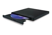 Optiske Drev (DVD / BR / Floppy) - Hitachi - LG GP57EB40 Slim Portable DVD-Writer - DVD-RW (Brænder) - USB 2.0 - Sort - GP57EB40.AHLE10B