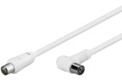 Antennekabel/stik - Pro Antenna cable angled 1x90° (IEC female/male) 80 dB - 2.5m - 4040849673603
