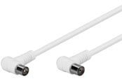 Antennekabel/stik - Pro Antenna cable angled 2x90° (IEC female/male) 80 dB - 1.5m - 4040849673535
