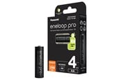 Batteri - Panasonic Eneloop Pro battery - 4 x AA type - NiMH - BK-3HCDE/4BE