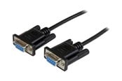 Parallel / Seriel kabel - StarTech.com DB9 RS232 Serial Null Modem Cable - SCNM9FF2MBK