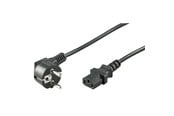 Strømkabel (ekstern) - Pro Power cable C13 1x90° - Sort - 2.5m - 4040849500787