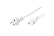 Strømkabel (ekstern) - Pro Power cable C13 - Hvid - 5m - 4040849960413