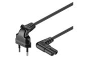 Strømkabel (ekstern) - Pro Power cable C7 - 0.7 m - Sort - 90° - 4040849973444
