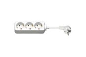 Strømkabel (ekstern) - Pro Power Socket x3 - Hvid - 3m - 4040849510755