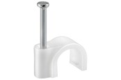 Kabel Organisering - Pro Cable Clip - White - 12mm - 4040849170836