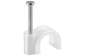 Kabel Organisering - Pro Cable Clip - White - 14mm - 4040849170843