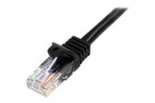 Netværkskabel - StarTech.com Snagless Cat 5e UTP Patch Cable - 45PAT1MBK