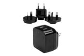 Tablet - Adaptere & Opladere - StarTech.com Dual Port USB Wall Charger 17W/3.4A - USB2PACBK