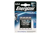 Batteri - Energizer Battery Ultimate Lithium AAA (4-pack) - 639171