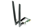 Netværksadapter (netkort, printserver mv.) - D-Link DWA-582 Wireless AC1200 Dual Band PCI Express Adapter - DWA-582