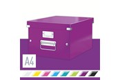 Arkivering & Opbevaring - Leitz Opbevaringsboks  Click & Store WOW Medium Lilla - 60440062