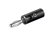 Audio kabel - Pro Banana Plug 4mm - Black - 4040849113734