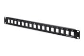 Netværkstilbehør - DIGITUS 16-Port Modular Patch Panel - DN-91400