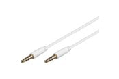 Audio kabel - Pro MiniJack 3.5mm Slim 3P - Wh - 2m - 4040849691133