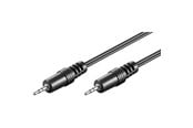 Audio kabel - Pro MicroJack 2.5mm - Black - 1.5m - 4040849504570