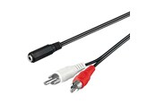 Audio kabel - Pro MiniJack (F) - 2xRCA (M) - 1.4m - 4040849504426