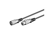 Audio kabel - Pro XLR 3pins Cable - Black - 2m - XLR-1020-K
