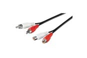 Audio kabel - Pro RCA Stereo Extension Cable - 2.5m - 4040849500268