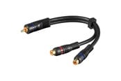 Audio kabel - Pro RCA adapter RCA M - 2xRCA F - 4040849509308