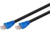 Netværkskabel - Pro LAN CAT 6 UTP - Outdoor - Sort - 10m - 4040849943898