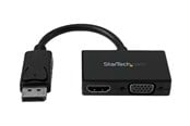 Skærmkabel - StarTech.com Travel A/V adapter: DisplayPort to HDMI or VGA video transformer - DP2HDVGA