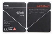 Droner - DJI - Inspire TB47 Insulation sticker - CP.BX.000059