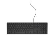 Tastatur - Dell KB216 Multimedia Keyboard Nordic Black - Tastatur - Nordisk - Sort - 580-ADIR