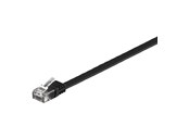 Netværkskabel - Pro LAN CAT 6 UTP Flat - Sort - 15m - 4040849953835
