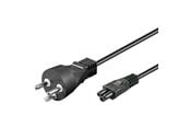 Strømkabel (intern) - Pro Strømkabel C5 (Mickey Mouse) - Sort - Lige - 2m - PC-C5B-2M-B-DK