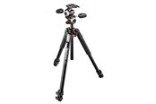 Stativ - Manfrotto MK055XPRO3-3W - Tripod - Alu 3-section horiz. column tripod with head - MK055XPRO3-3W