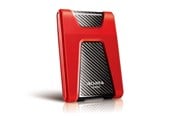 Harddisk - Ekstern - A-Data DashDrive Durable HD650 - 1TB - Ekstern Harddisk - Rød - AHD650-1TU3-CRD