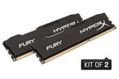 RAM - Kingston HyperX Fury DDR3L-1600 BK C10 DC - 8GB - HX316LC10FBK2/8