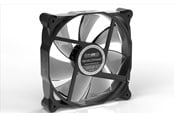 Kabinet Køler - Blacknoise Multiframe M12-P - Kabinet køler - 120mm - Sort med hvide vinger - 29 dBA - ITR-M12-P