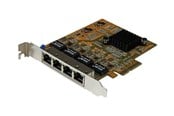 Netværksadapter (netkort, printserver mv.) - StarTech.com 4-Port PCIe Gigabit Network Adapter Card - ST1000SPEX43