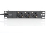 Strømkabel (ekstern) - DIGITUS 3-Port - 1U - Aluminum PDU - DN-95411