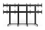 Vægbeslag, AV-Beslag & AV-Møbler - Multibrackets M Public Video Wall Stand 8-Screens 40-55'' Black - Maks 320 kg - Maks størrelse 55" - 7350073731794