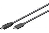 USB kabel - Pro USB-C <-> USB Mini-B (5-pin) - 0.5m - 4040849679896