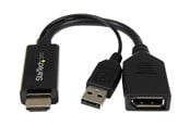Skærmkabel - StarTech.com HDMI to DisplayPort Converter - HD2DP