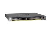 Switch - Netgear M4300-52G-PoE+ (GSM4352PA) 48x1G PoE+ 480W 2x10G 2xSFP+ Managed Switch - GSM4352PA-100NES
