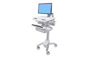 Skærmholder - Ergotron StyleView Cart with LCD Arm 2 Drawers - SV43-12A0-0