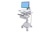Skærmholder - Ergotron StyleView Cart with LCD Arm LiFe Powered 2 Drawers - SV44-12A2-2