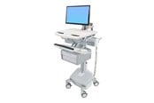 Skærmholder - Ergotron StyleView Cart with LCD Arm LiFe Powered 1 Tall Drawer - SV44-12B2-2