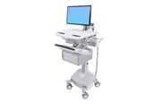 Skærmholder - Ergotron StyleView Cart with LCD Arm LiFe Powered 2 Tall Drawers - SV44-12C2-2